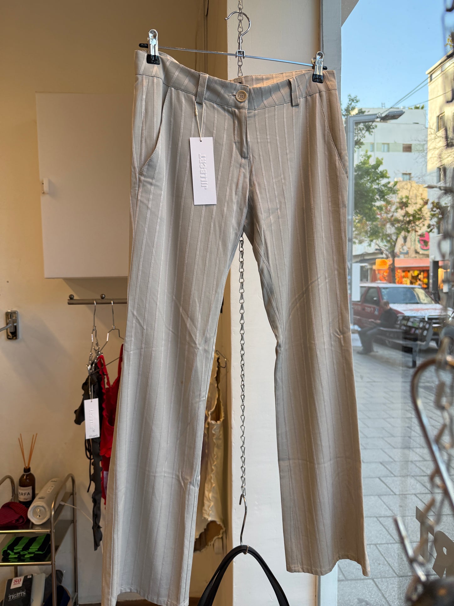 Jean Paul Gaultier Striped Tailored Pants