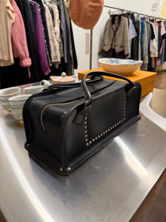 Comme des Garçons 2004 Studded Leather Box Bag