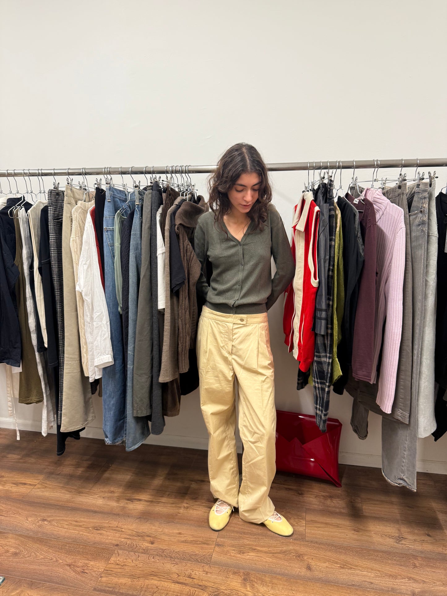 Max Mara lightweight cotton trouser