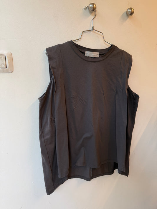 Audrey and John Wad Cotton Shoulder Top