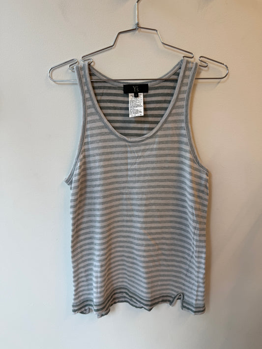 Y’s Yohji Yamamoto Striped Cotton Tank Top