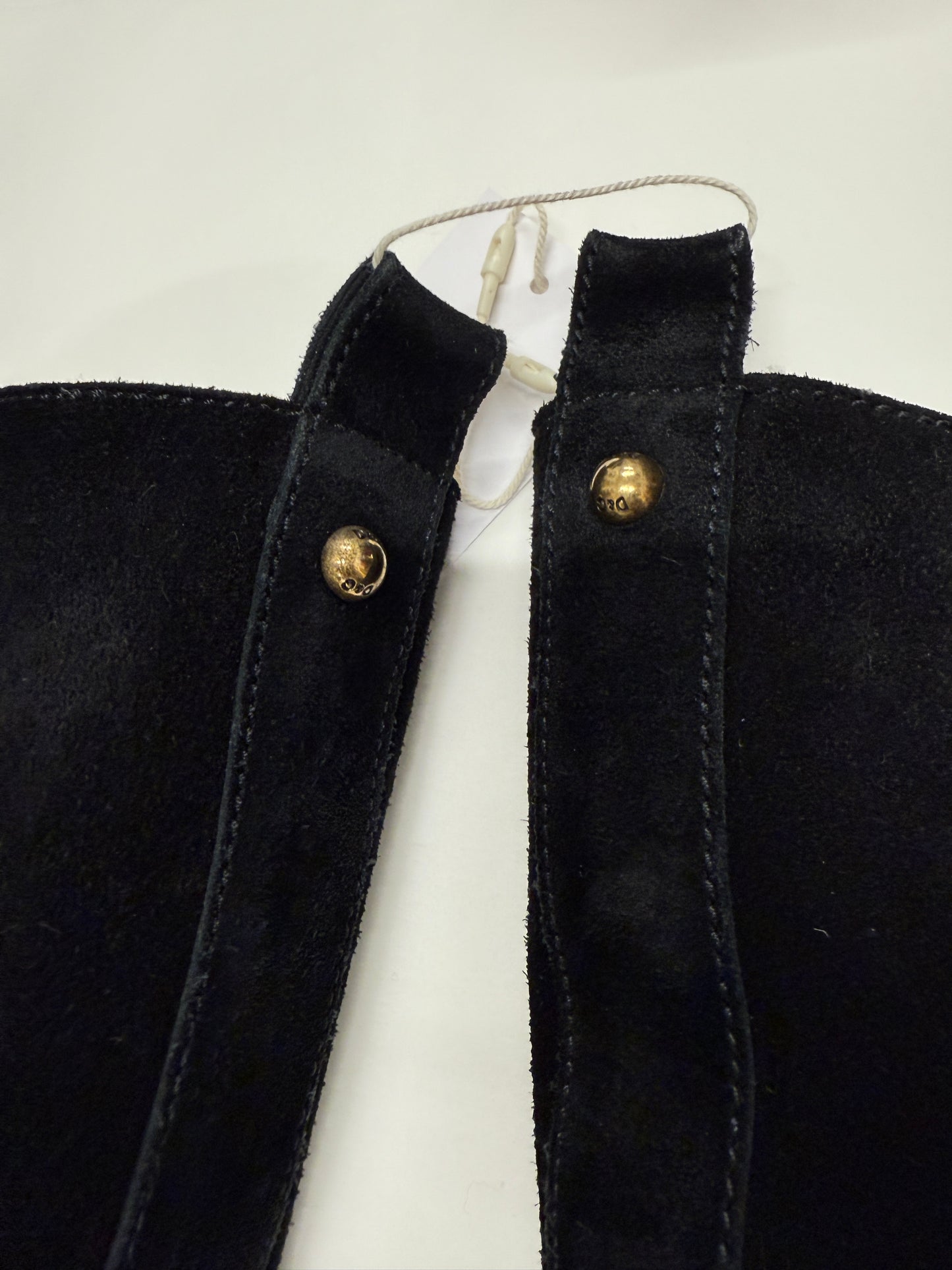 Dolce & Gabbana D&G Suede Studded Heeled Boots Early 2000s