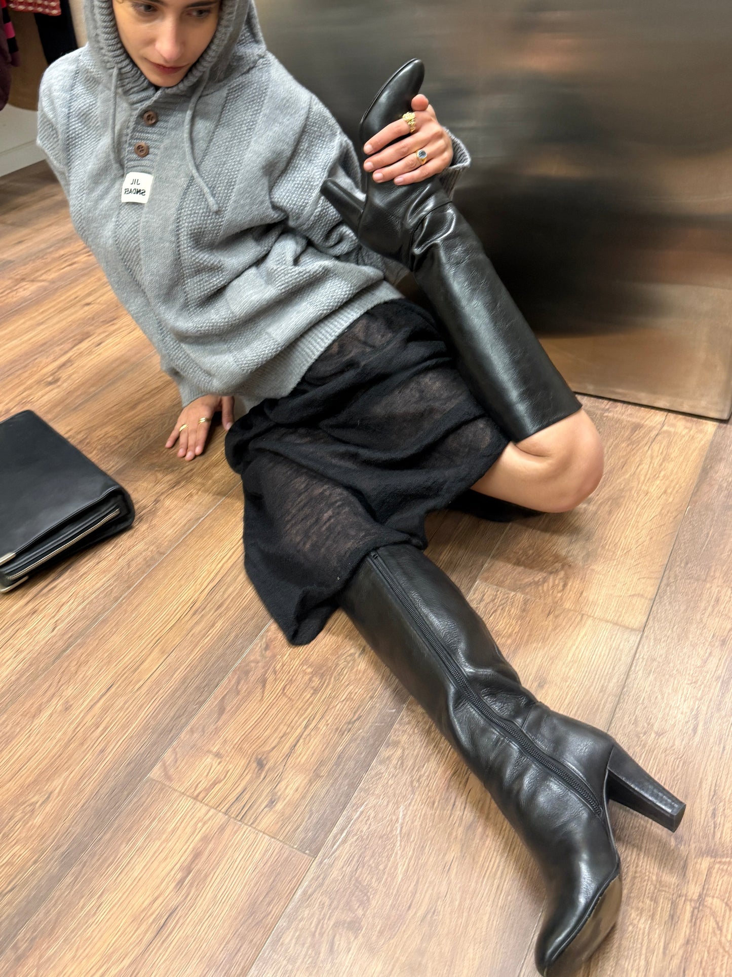 Tsumori Chisato WALK Long Leather Boots