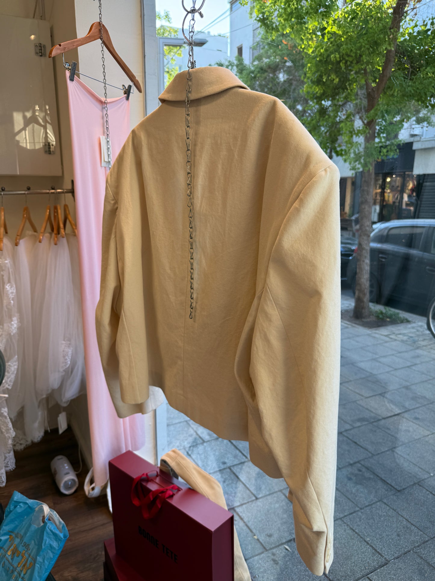 Hed Mayner SS2020 Cropped Blazer