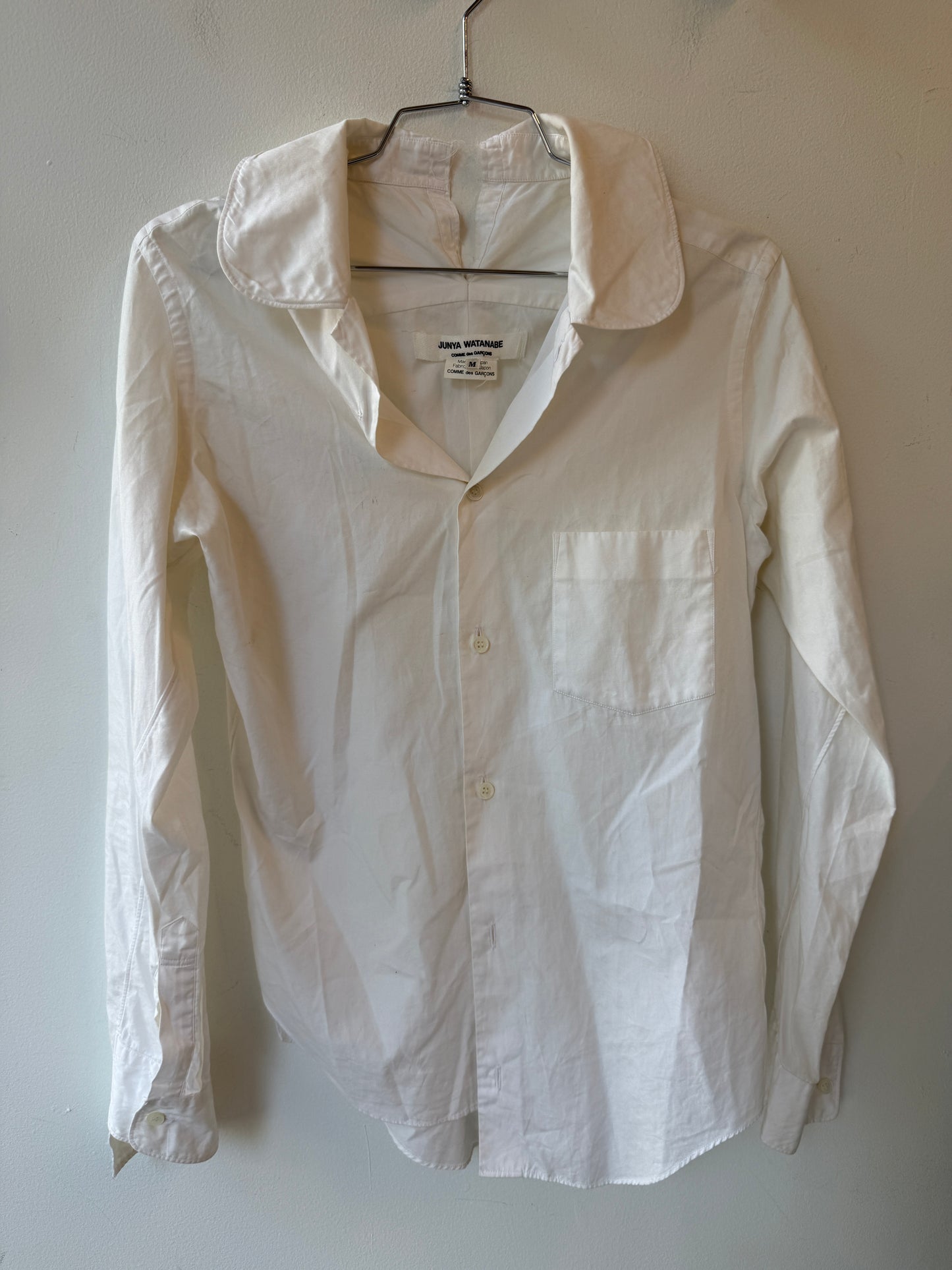 Junya Watanabe Comme des Garçons 2008 Asymmetric Cotton Shirt