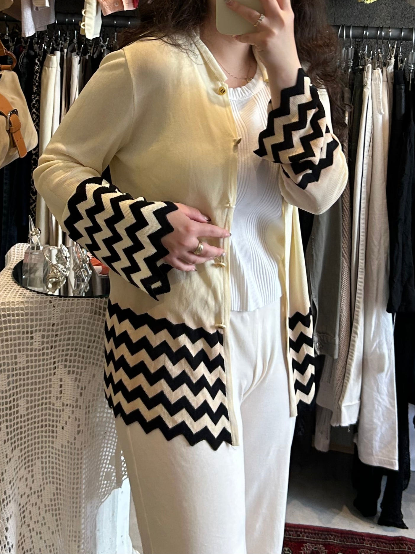 FENDI knit rayon cardigan