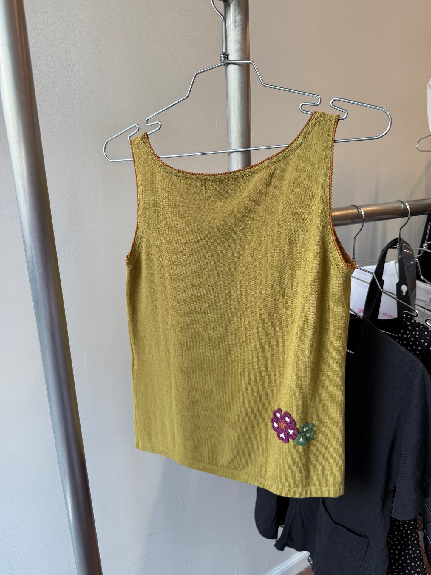 Jocomomola Embroidered Tank