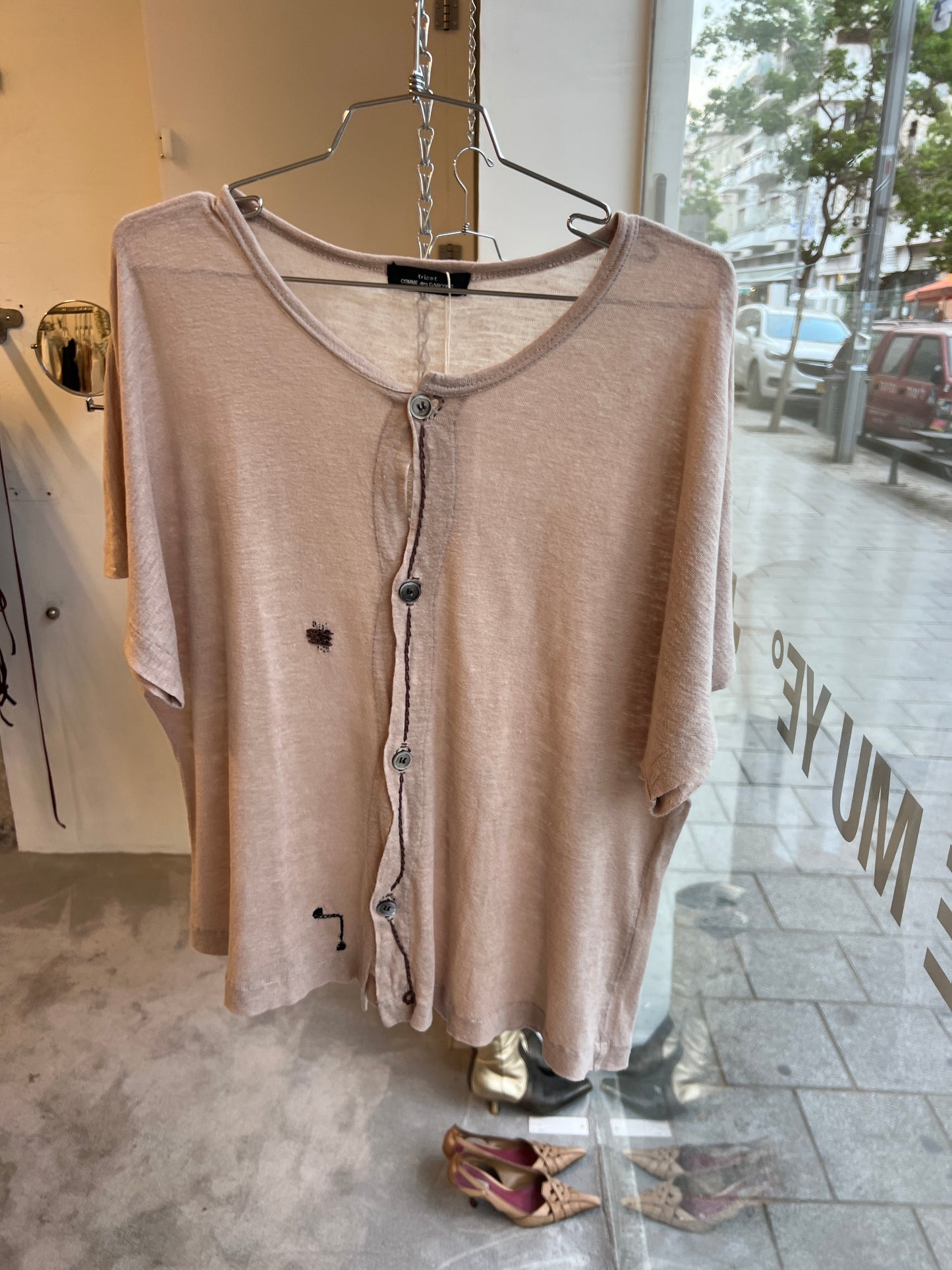 Tricot Comme Des Garcons button shirt