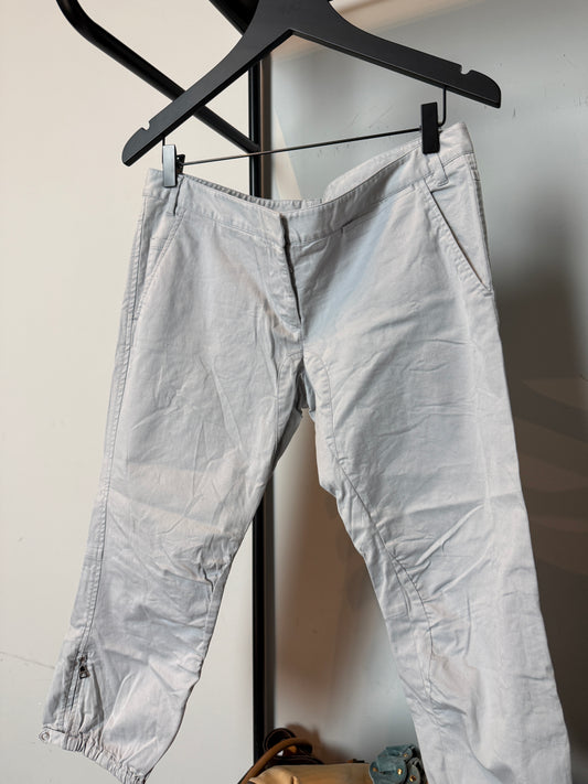 Vintage 1990s–2000s Prada Sport Low-Rise Cropped Pants