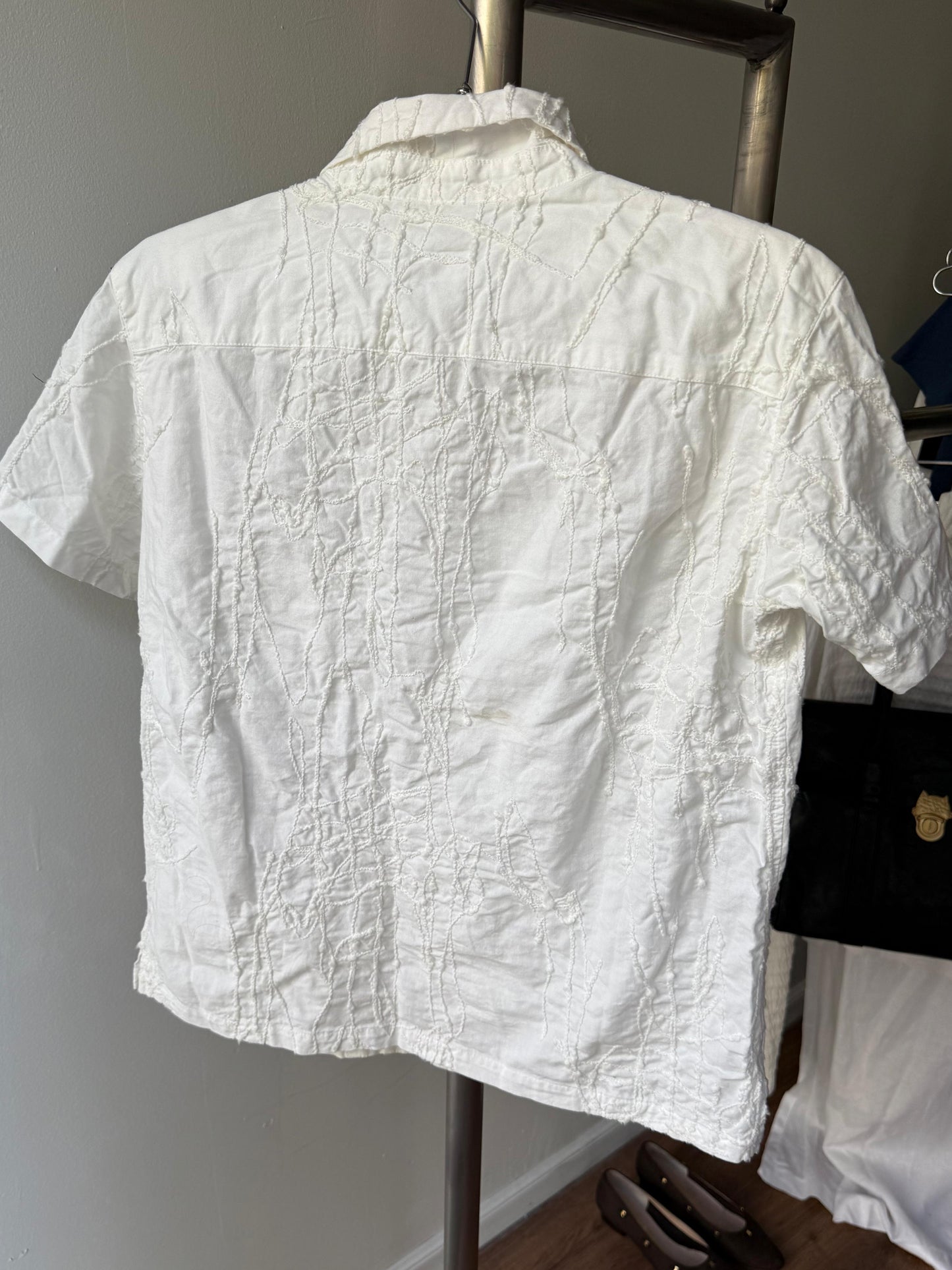 Plantation Asymmetric Collar Shirt