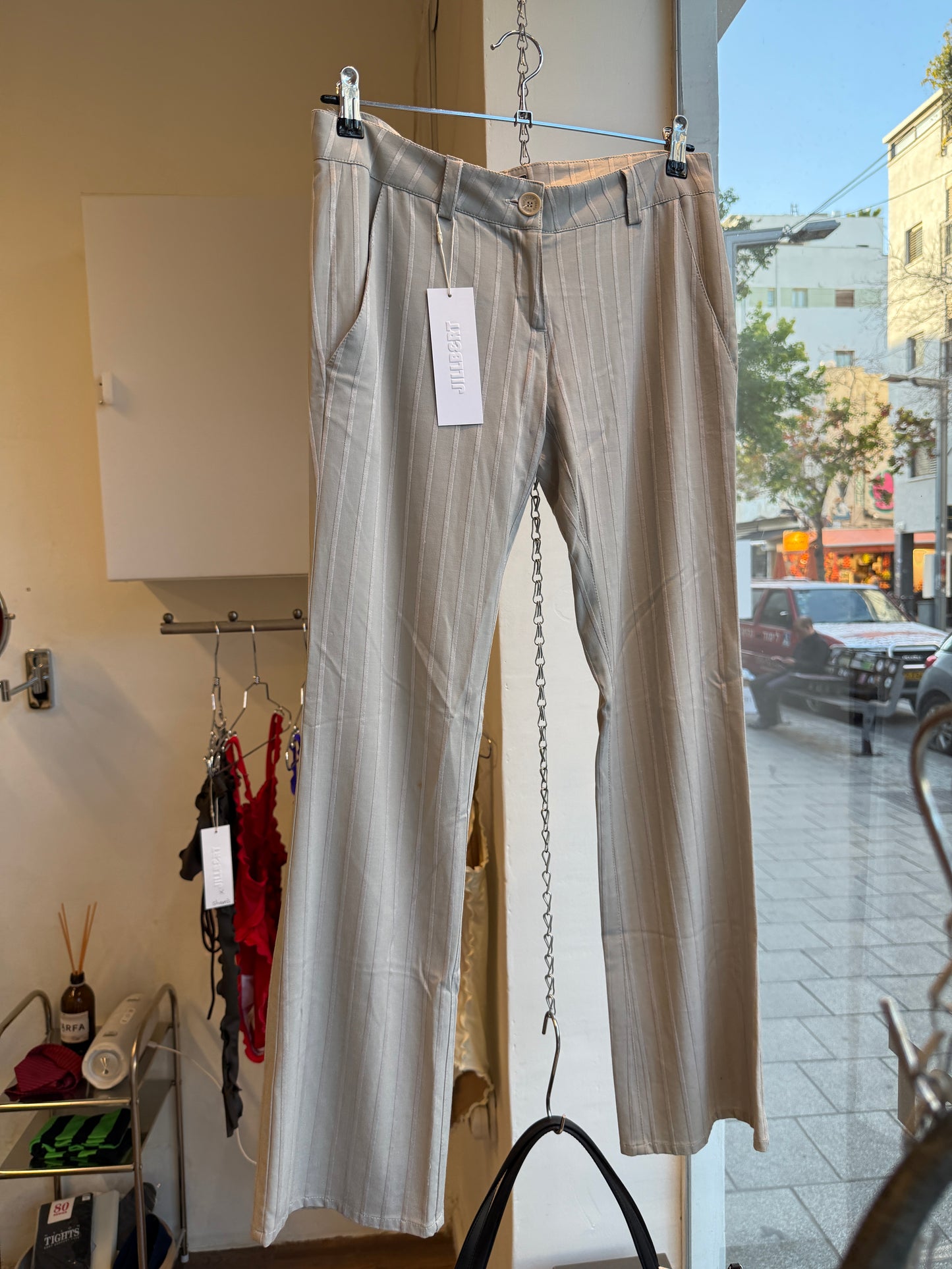 Jean Paul Gaultier Striped Tailored Pants