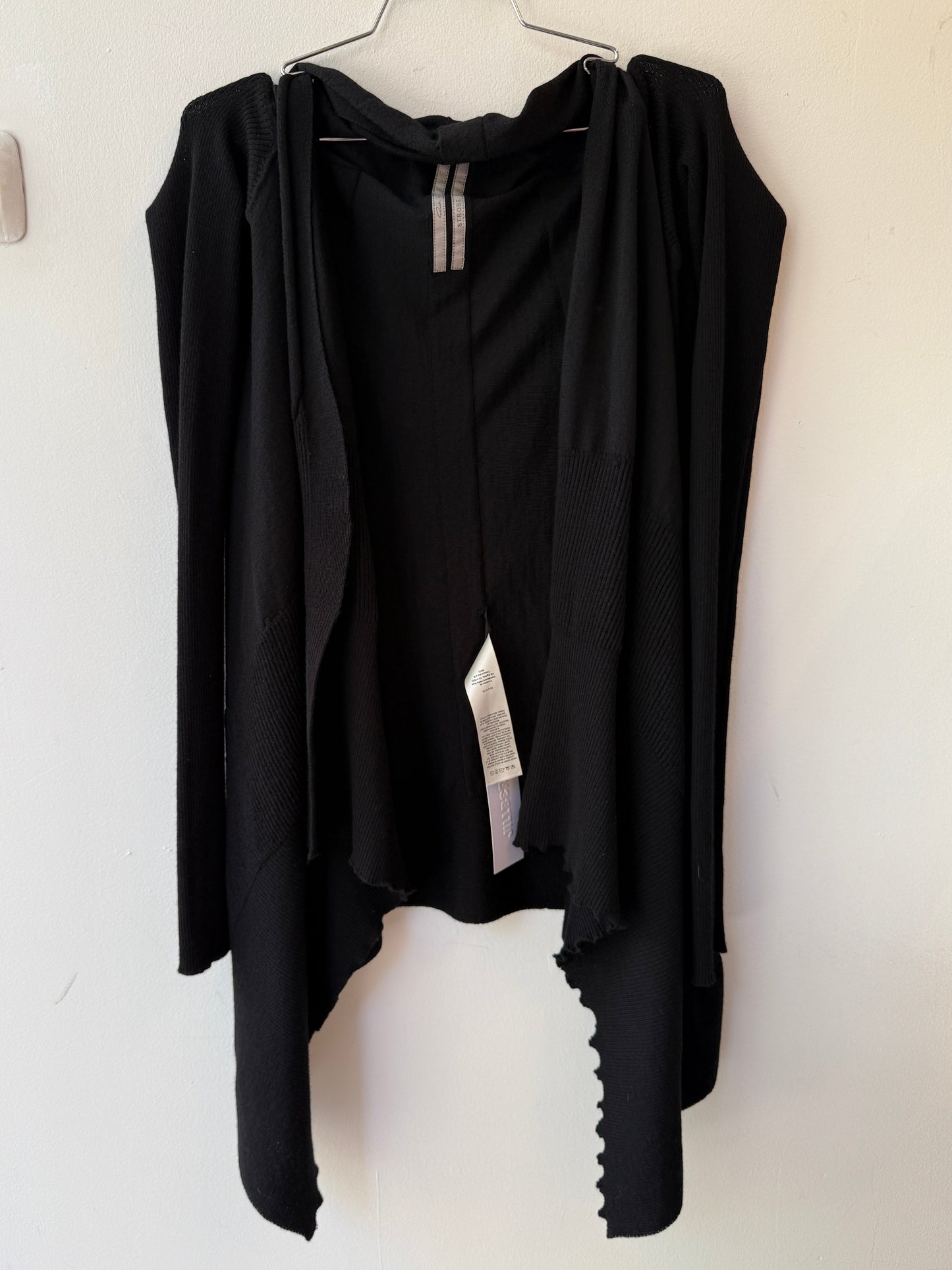 Rick Owens Lilies Draped Silk Blend Cardigan c. 2008