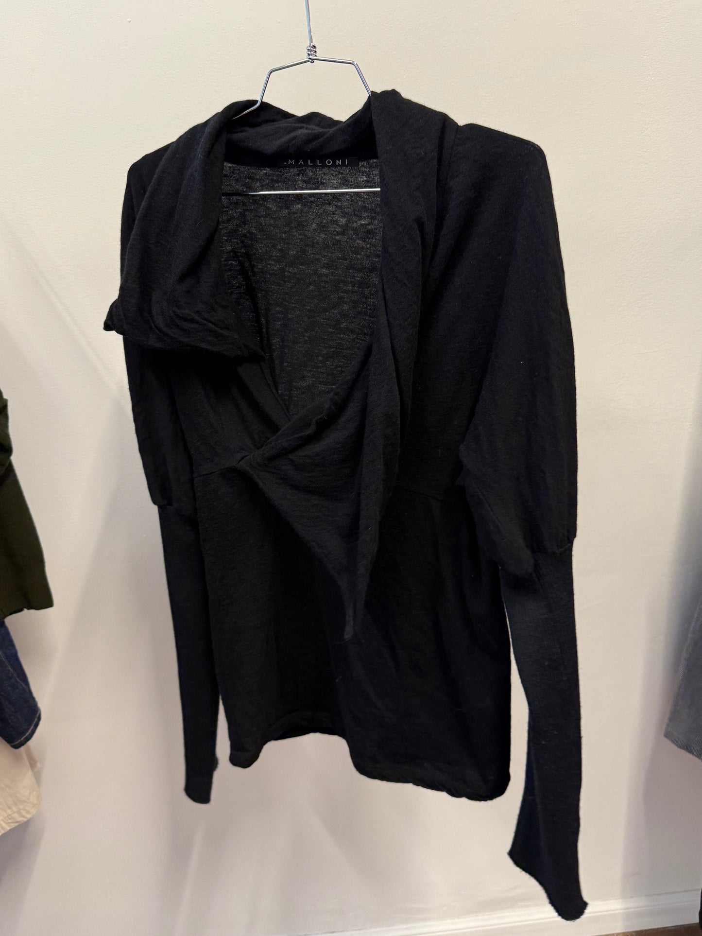 Malloni Draped Wrap Top