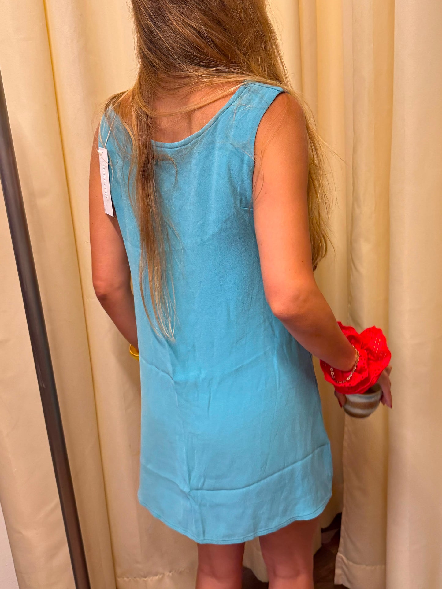 Vintage Turquoise Mini dress