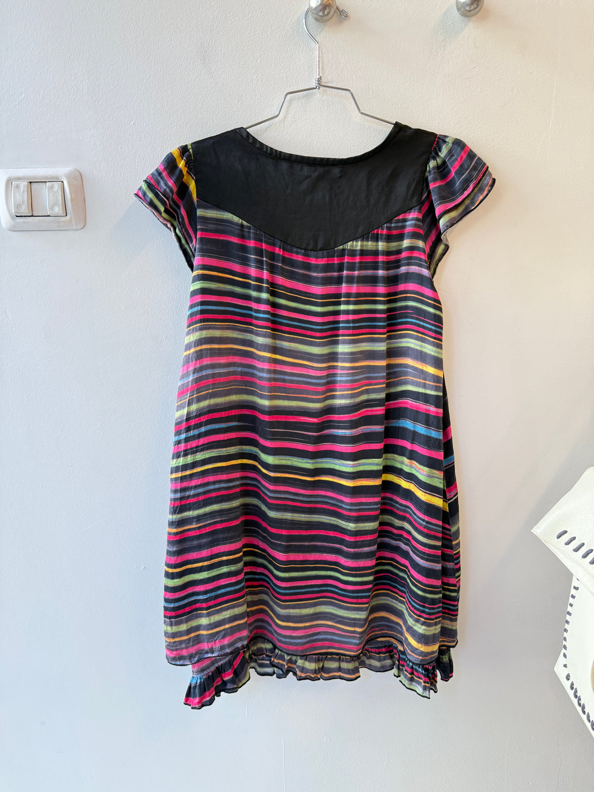 Marc Jacobs Striped Silk Mini Dress – 2000s