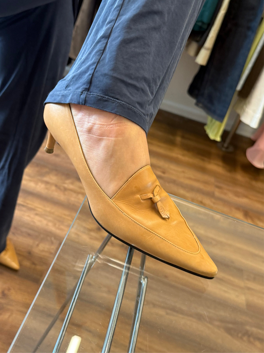 Gucci Tassel Kitten Heels 37.5
