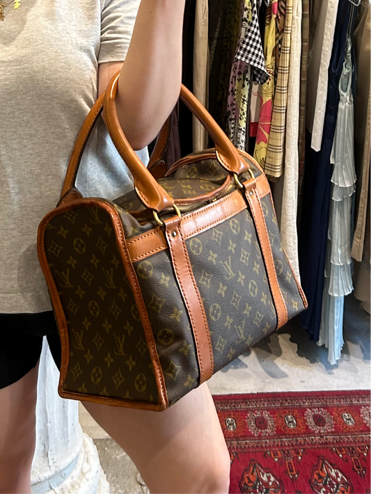 LOUIS VUITTON Monogram sac chassour 35 pet carry