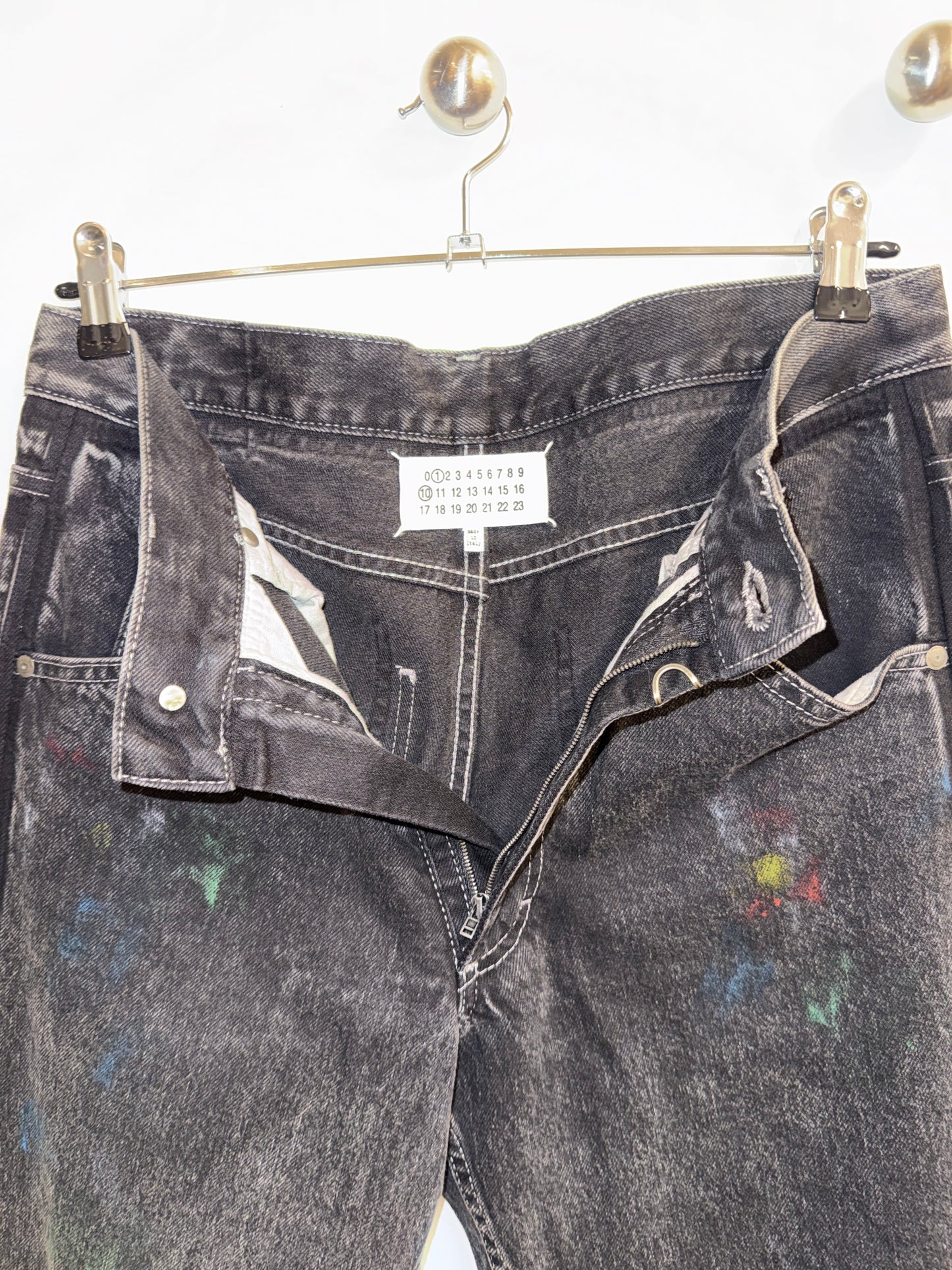 Maison Margiela Painted Denim Jeans SS2022
