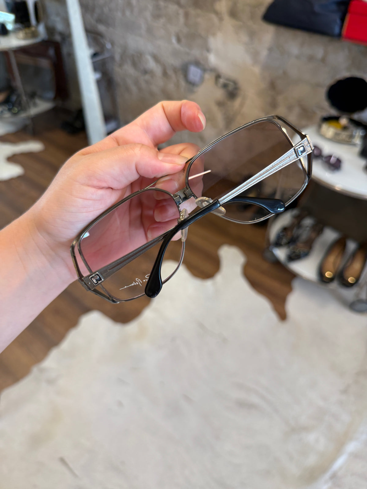 Vintage Paco Rabanne Paris Oversized Sunglasses