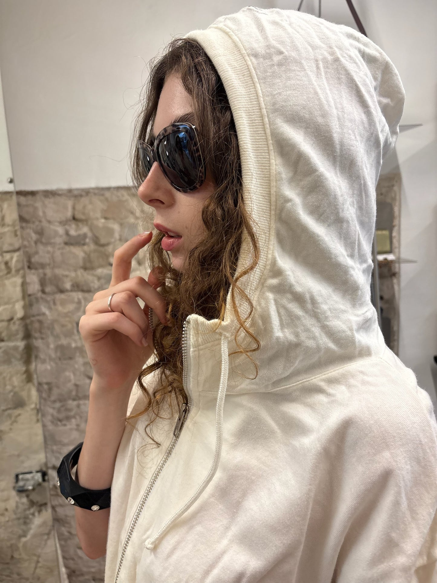 1980s I.S. Issey Miyake Sport hooded cotton jumpsuit
