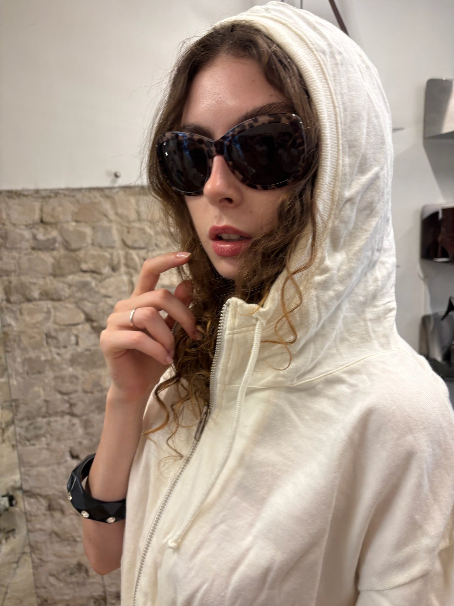 1980s I.S. Issey Miyake Sport hooded cotton jumpsuit
