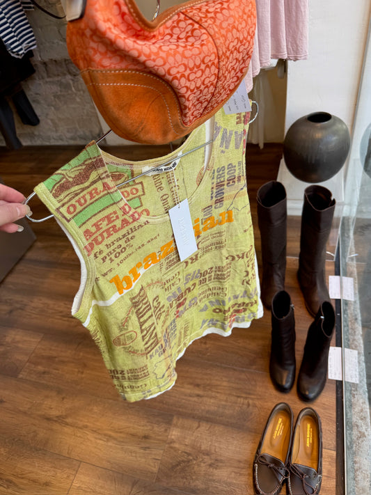 Junya Watanabe Comme des Garçons Brazilian Cotton Tank Top