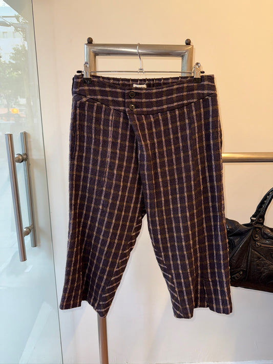 Issey Miyake Plantation Wool Pleated Trousers