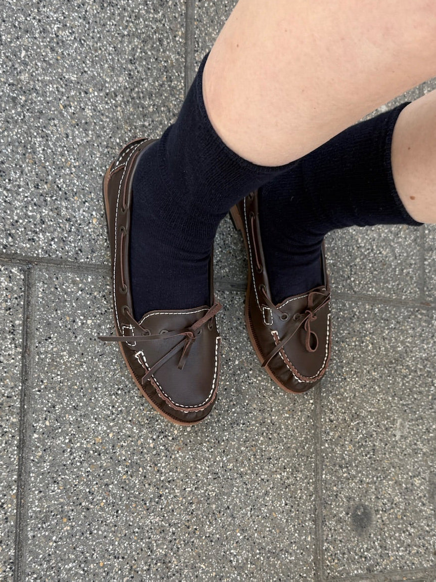 Junya Watanabe Comme des Garçons Leather Moccasins (c. 2001–2004)