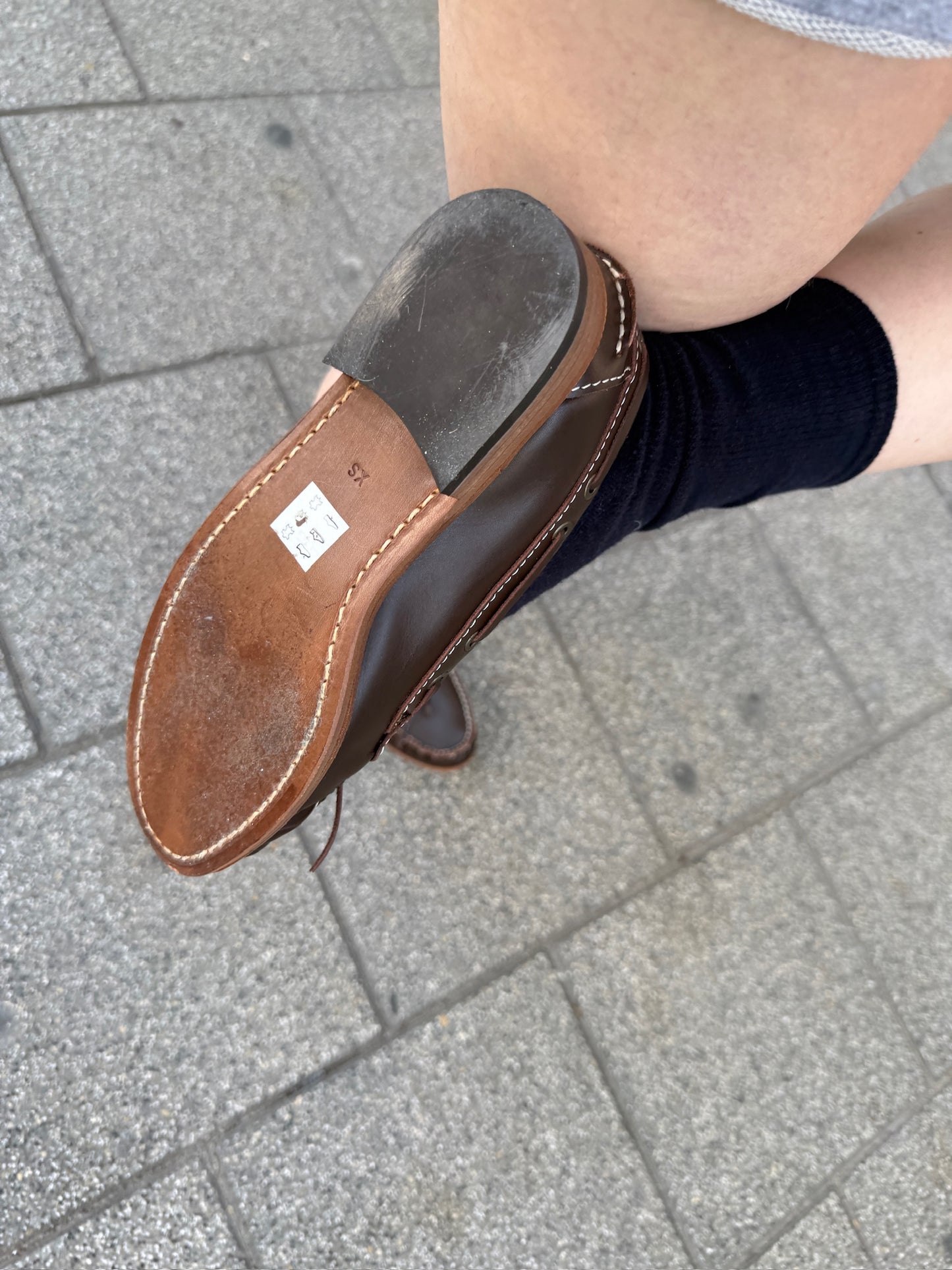 Junya Watanabe Comme des Garçons Leather Moccasins (c. 2001–2004)