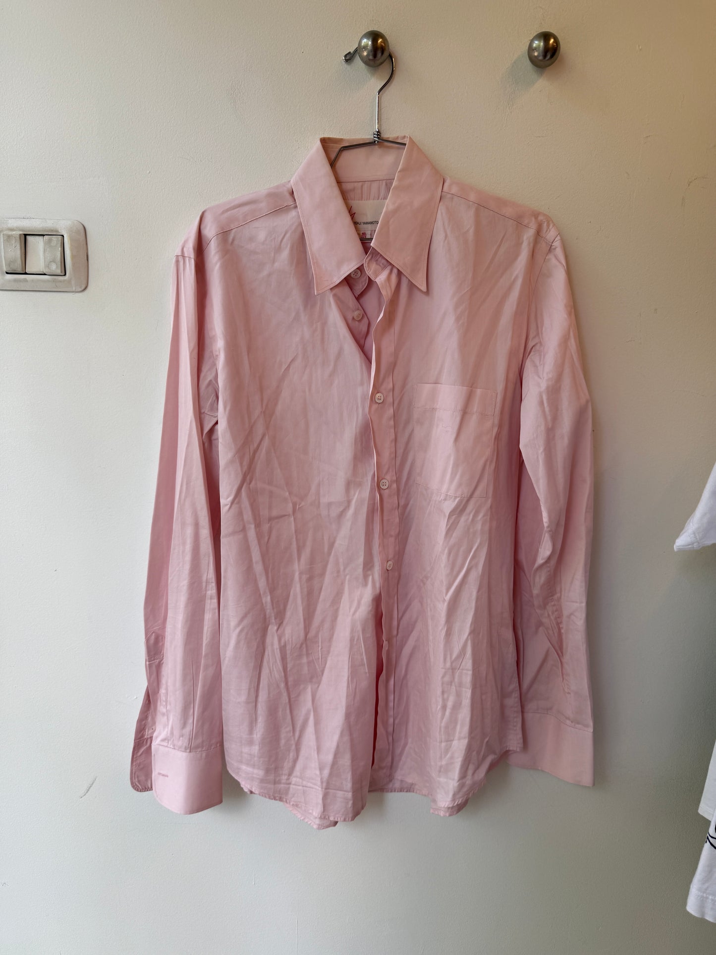 Yohji Yamamoto Pink Cotton Shirt