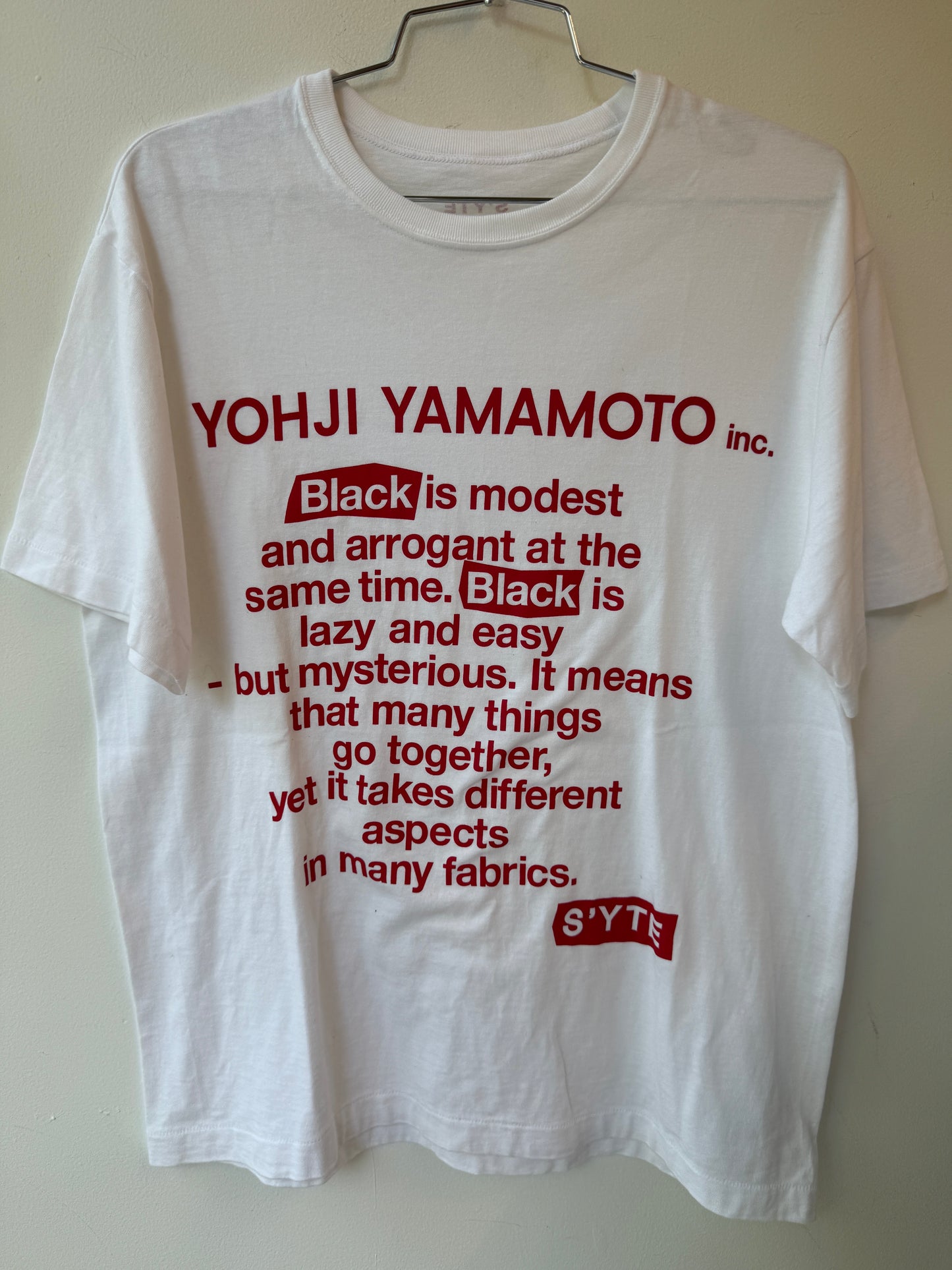 Yohji Yamamoto S’YTE Graphic T-Shirt