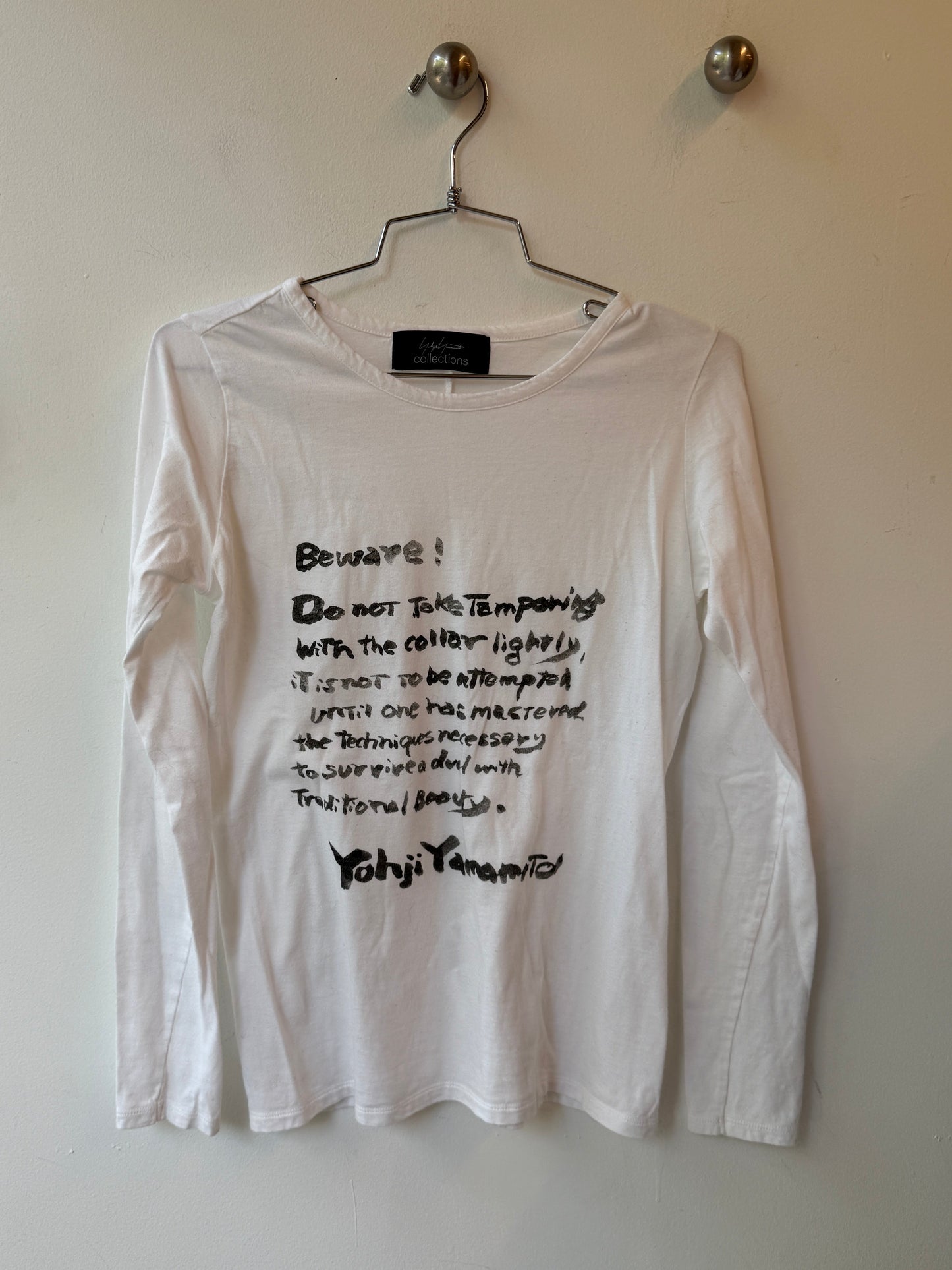 Yohji Yamamoto Collections Long Sleeve Tee c. 2003–2008