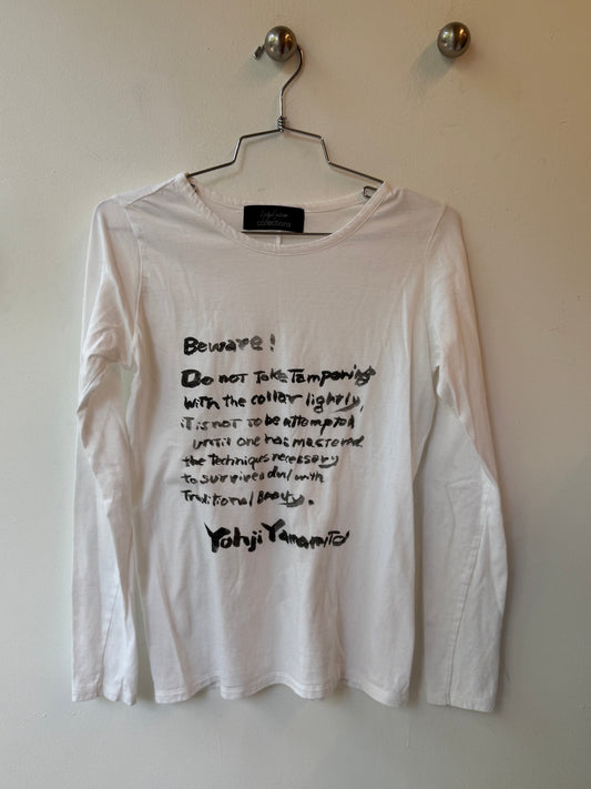 Yohji Yamamoto Collections Long Sleeve Tee c. 2003–2008