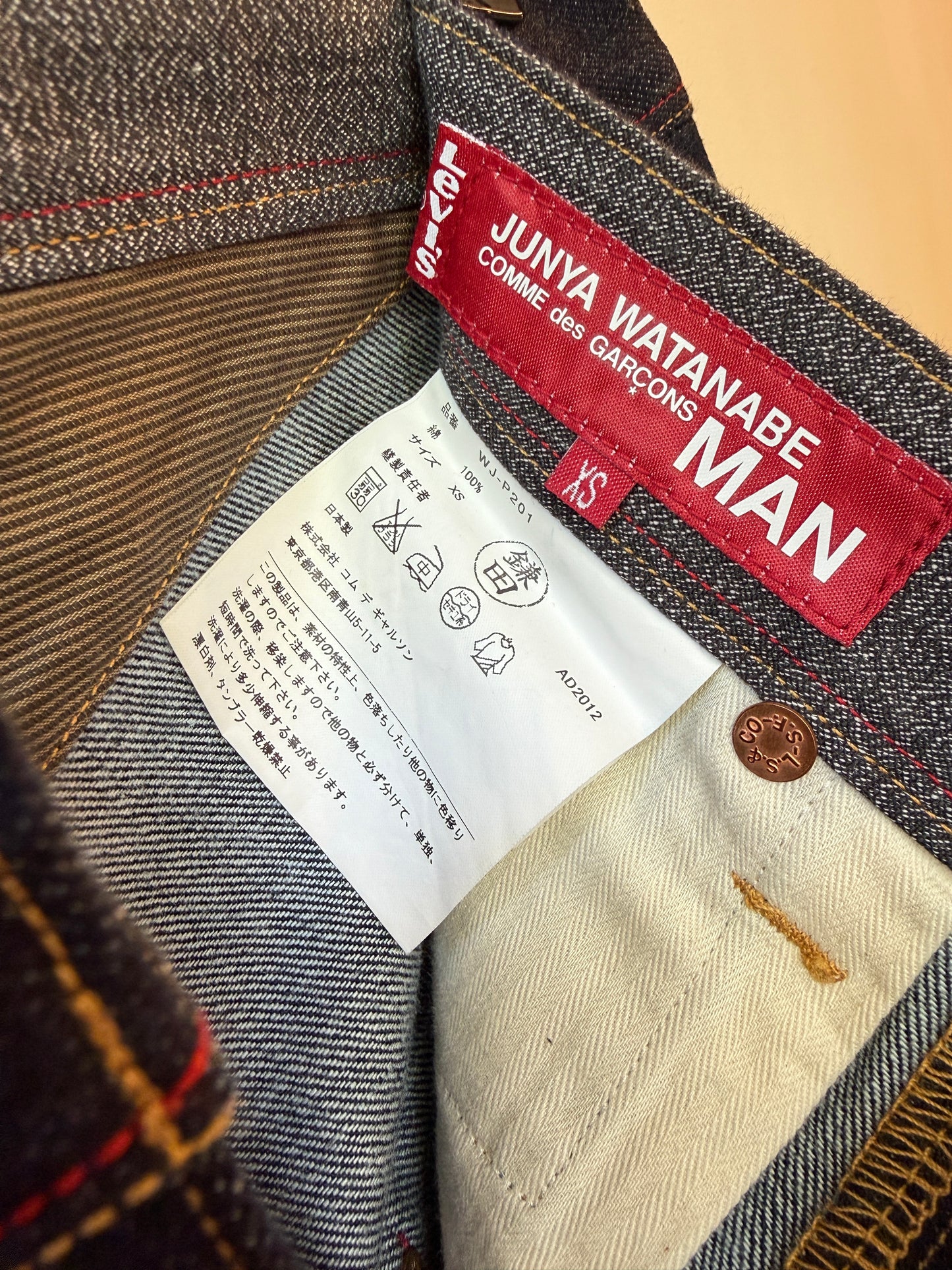 Junya Watanabe MAN × Levi’s WJ-P201 AD2012