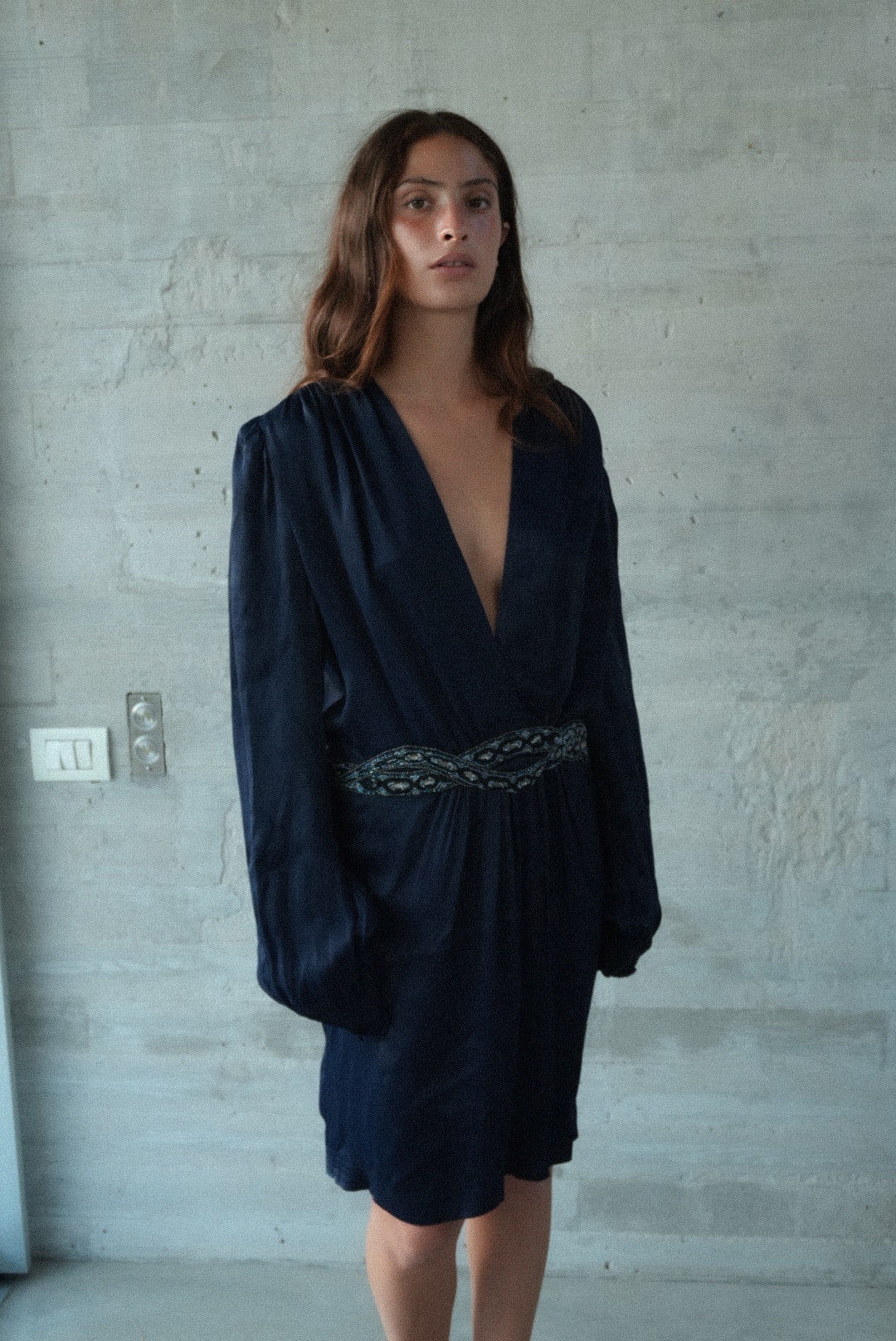 CLASS Roberto Cavalli Beaded Silk Dress c.2008–2012