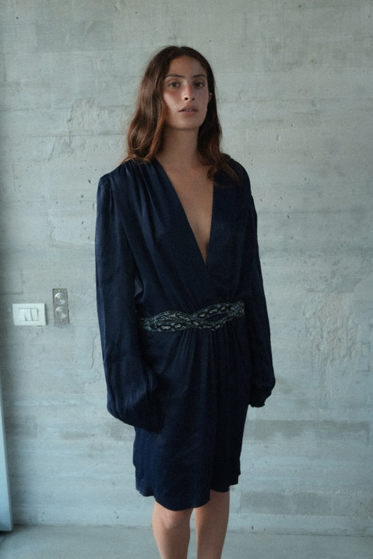 CLASS Roberto Cavalli Beaded Silk Dress c.2008–2012