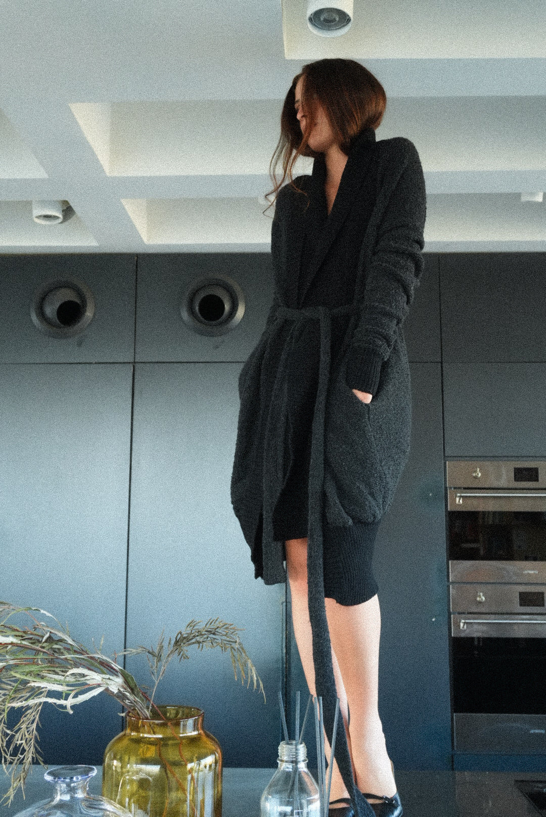 Y-3 Yohji Yamamoto × Adidas Long Knit Cardigan