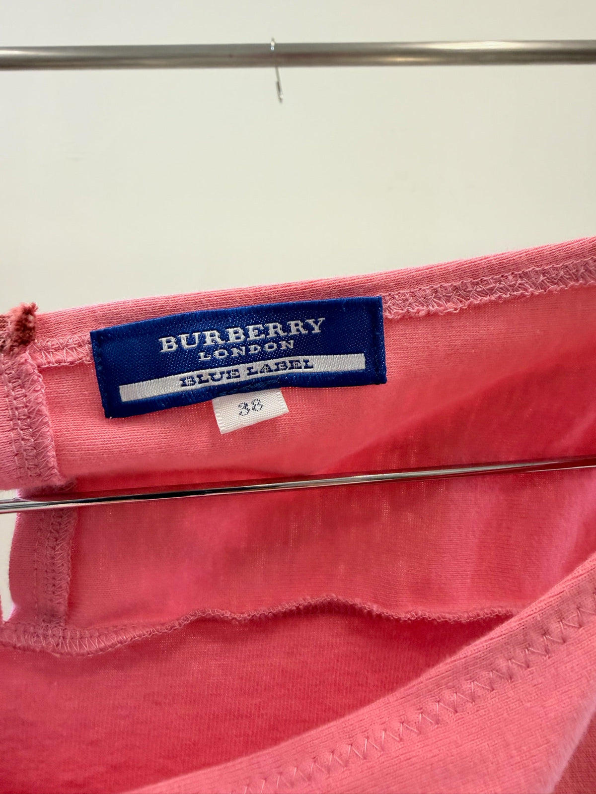 Burberry Blue Label Cotton Cap Sleeve Top