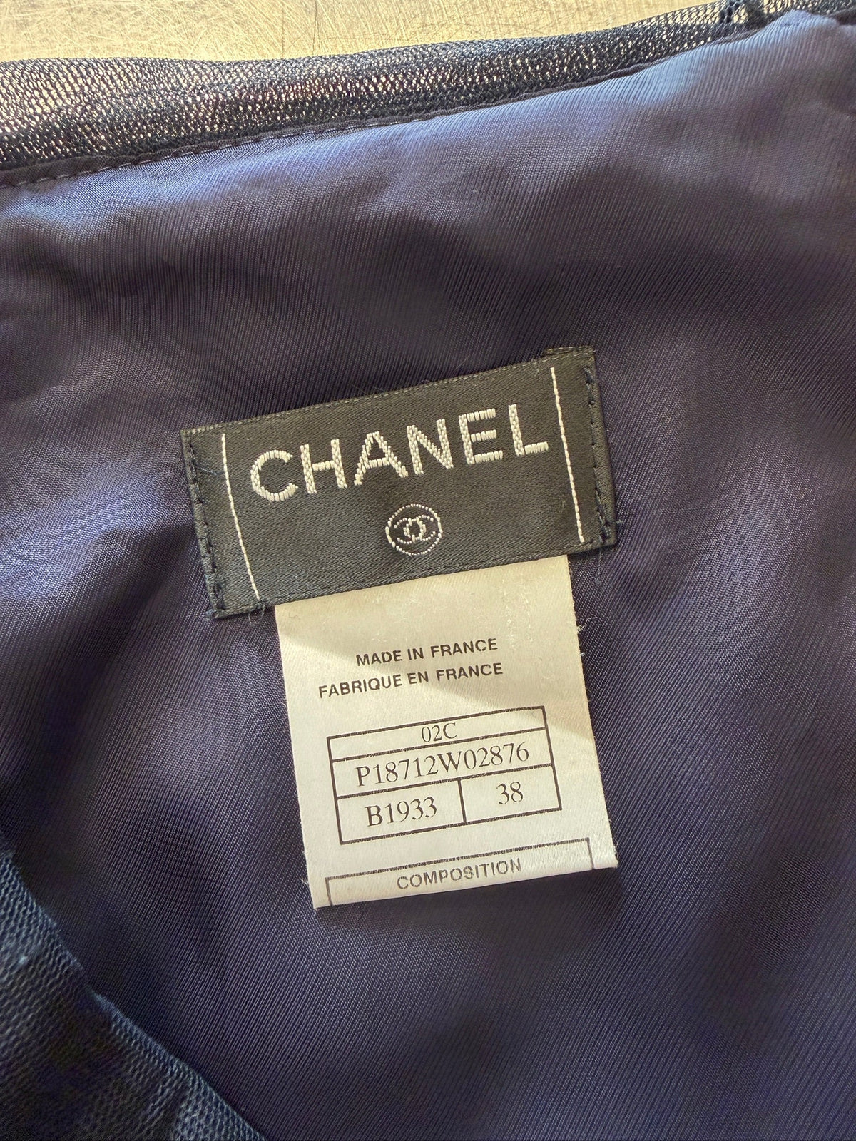Chanel Layered Tulle Flared Skirt 38