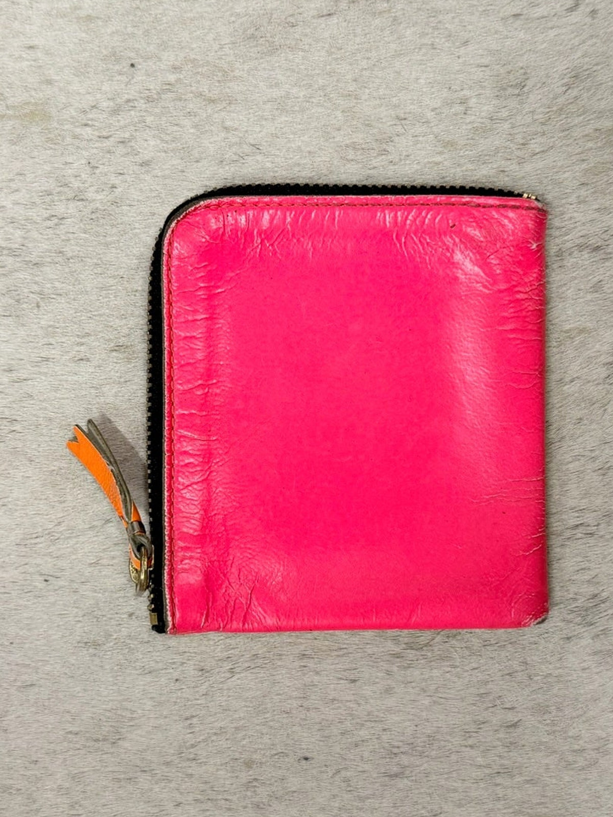 Comme des Garcons Super Fluo Zip Wallet