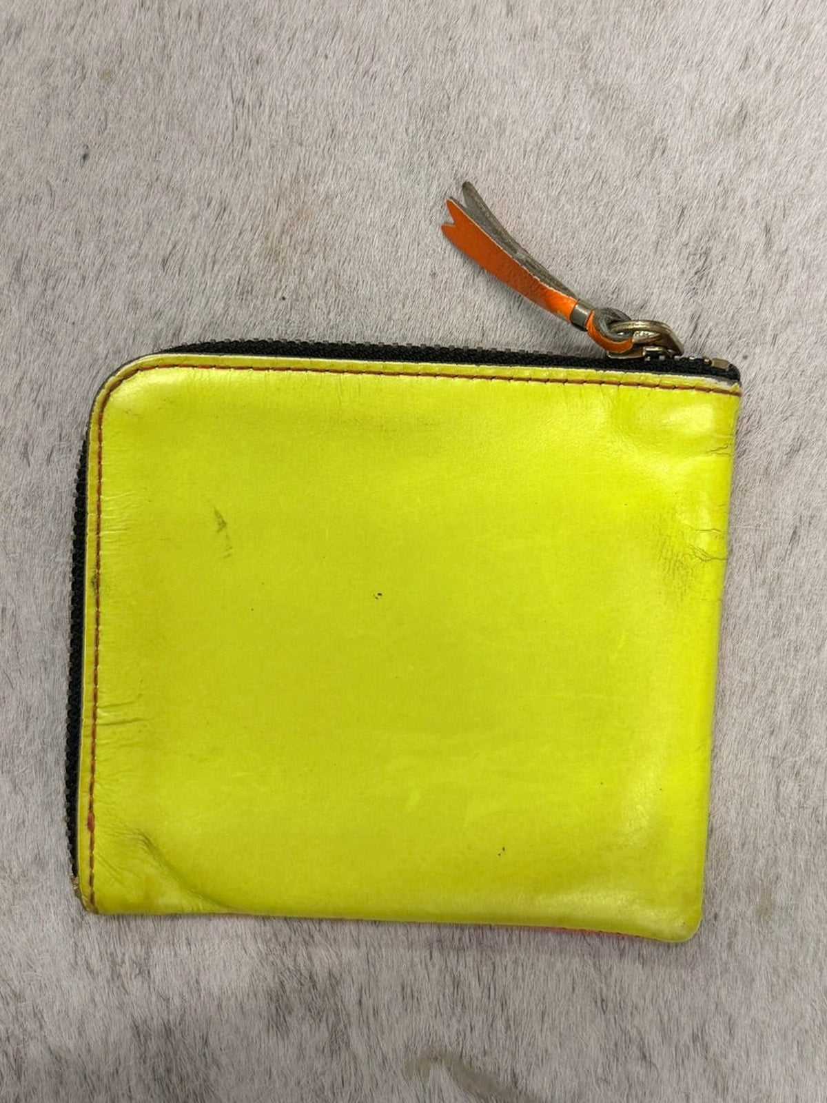 Comme des Garcons Super Fluo Zip Wallet