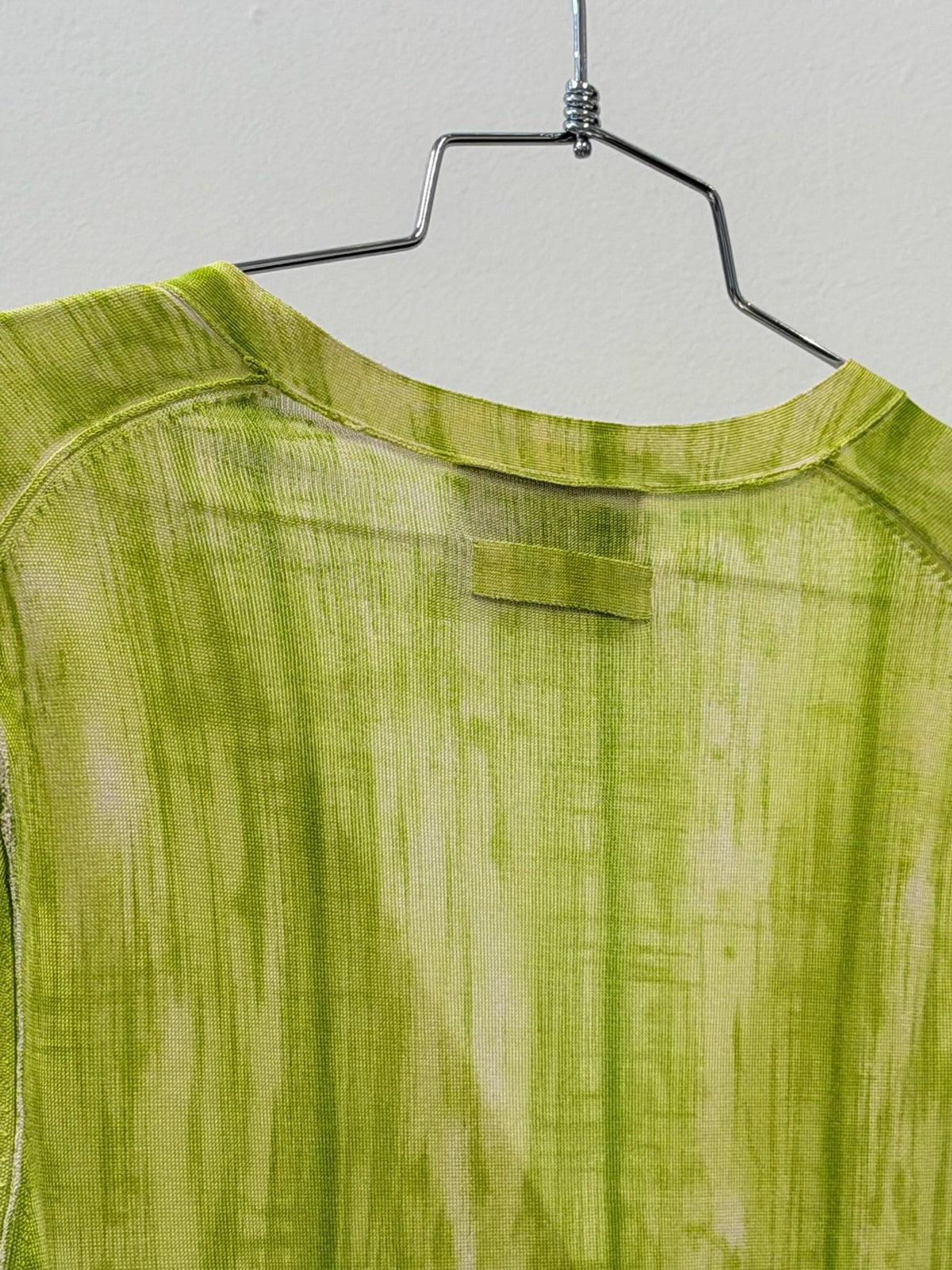 D&G Dolce & Gabbana Silk Brush Print Cardigan