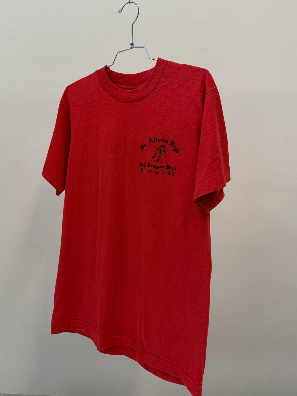 Fruit of the Loom St. Albans Red Dragon Band T-Shirt M