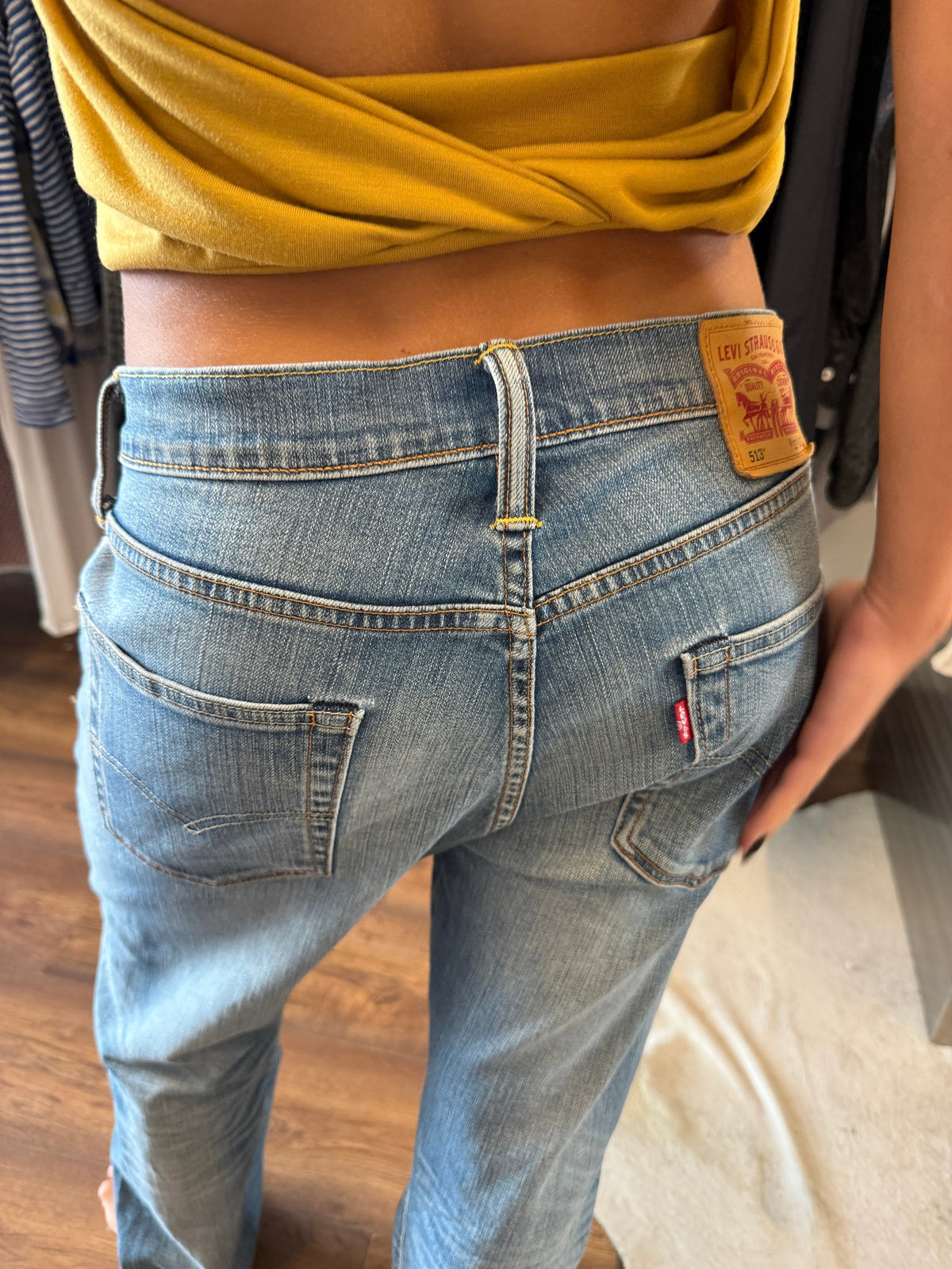 Levi's 513 Slim Straight Faded Jeans