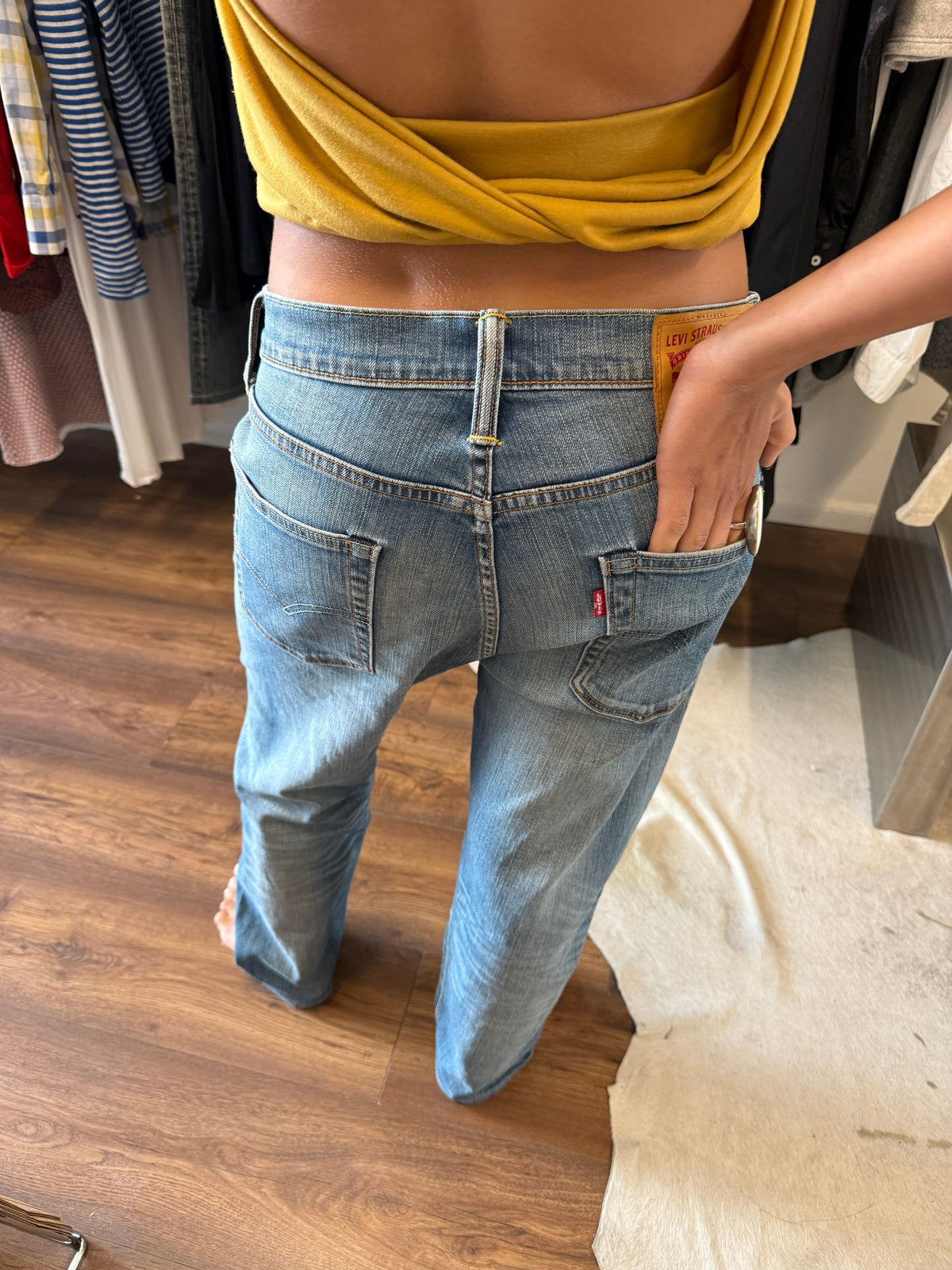 Levi's 513 Slim Straight Faded Jeans