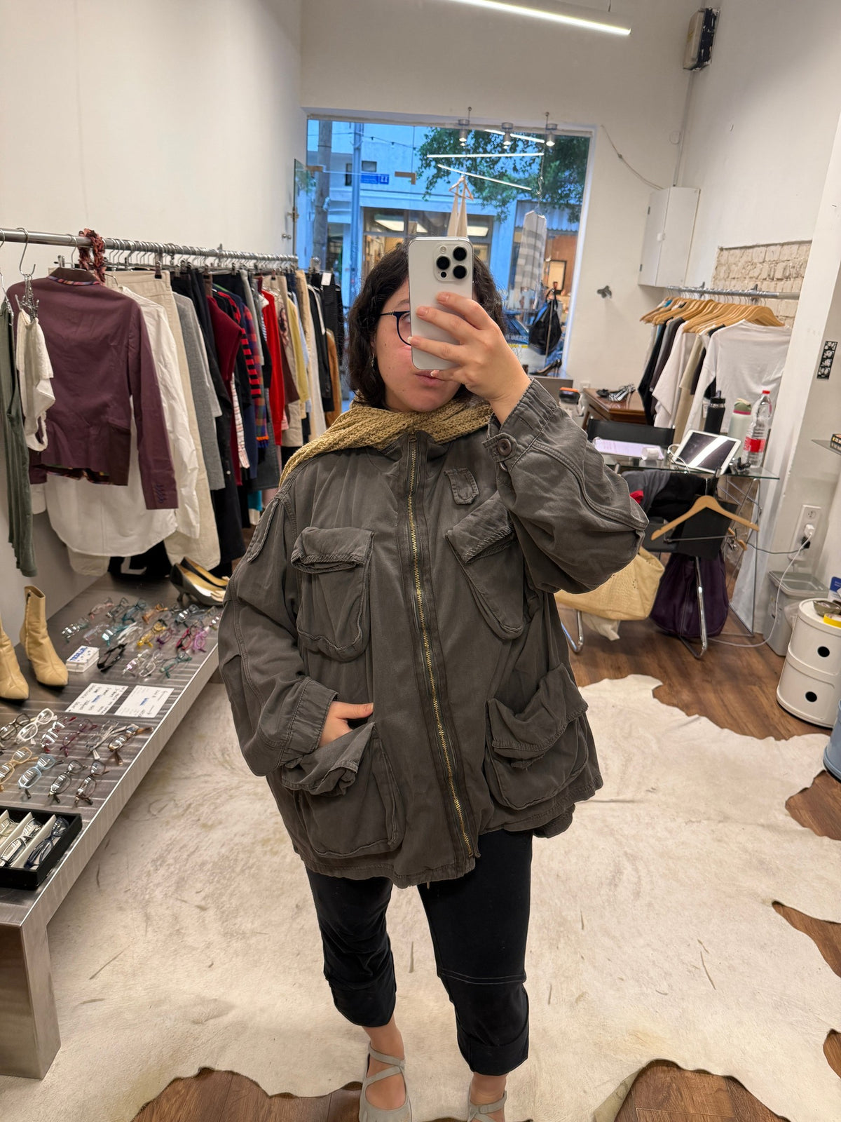 OPEN YY Multi Pocket Utility Jacket