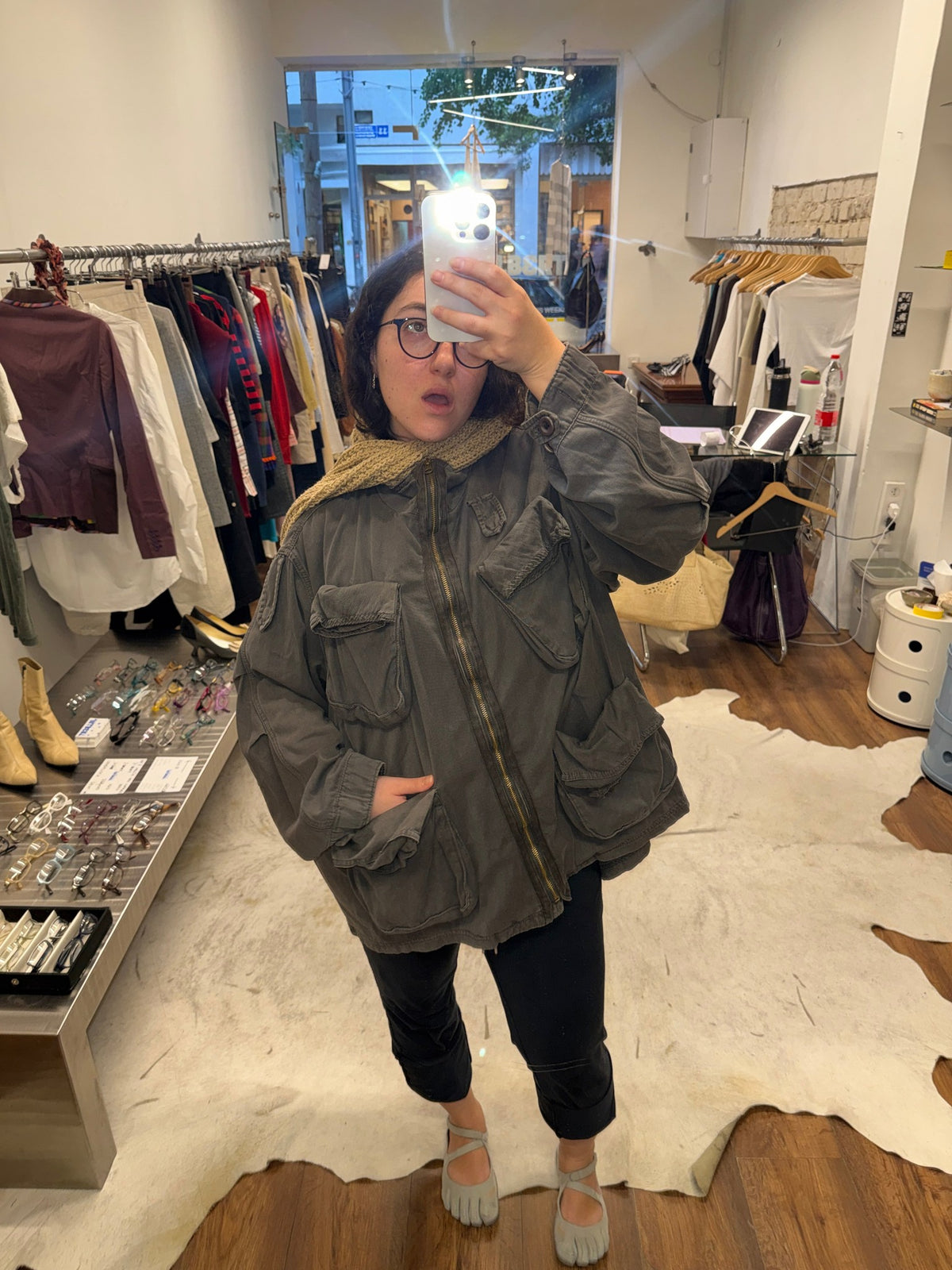 OPEN YY Multi Pocket Utility Jacket