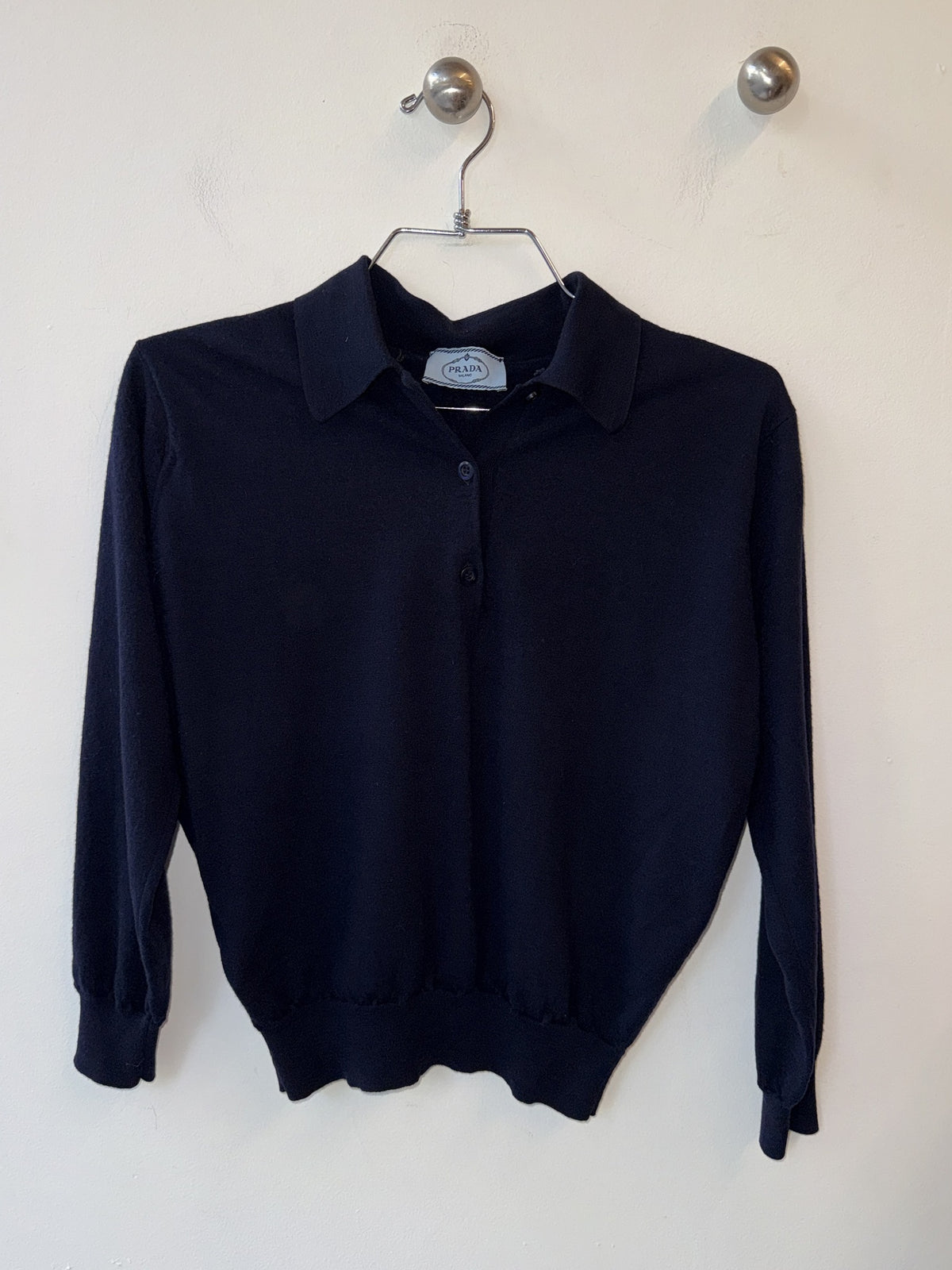 Prada Wool Polo Sweater