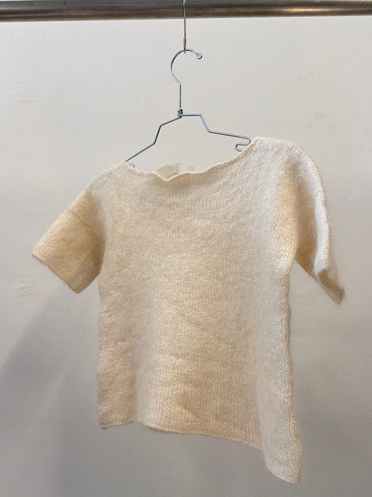 TENNE Handcrafted Modern Short Sleeve Knit Top
