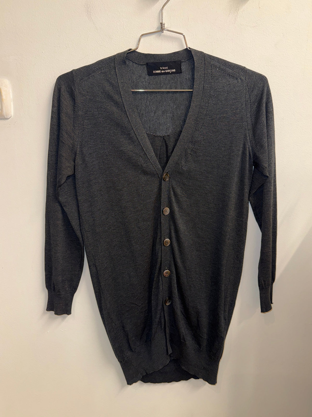 Tricot Comme des Garcons Silk Cardigan